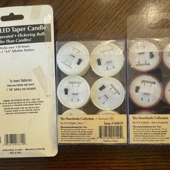 Candles Lot Of Battery Operated Candles NWT - Picture 2 of 2
